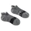 Feetures Merino 10 Light Cushion No Show Tab Socks Grey
